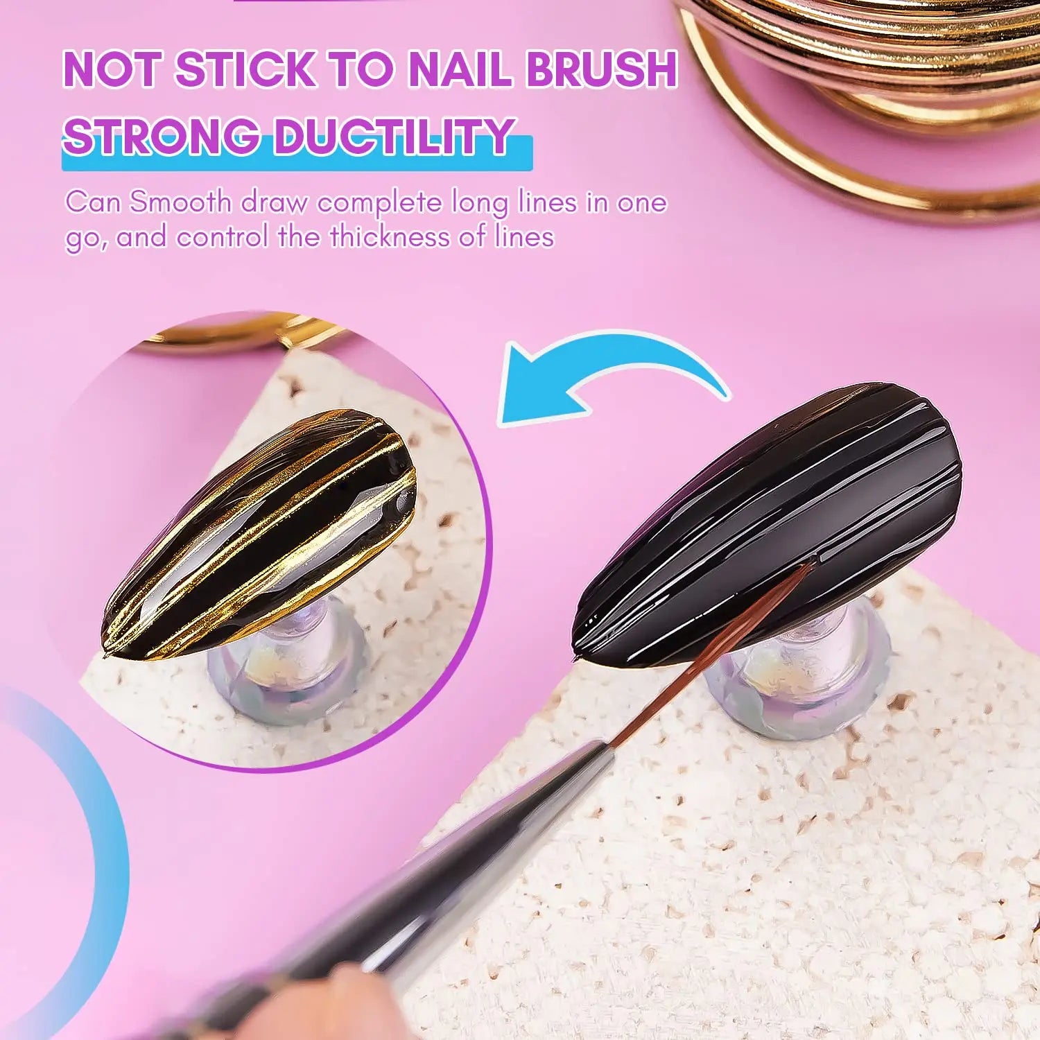 3D Clear Sculpture Painting Nail Gel for Nails Art Chrome Nail Powder Micro  Sculpting Gel No Wipe UV Gel Polish Carving